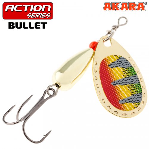 Блесна вертушка Akara Action Series Bullet