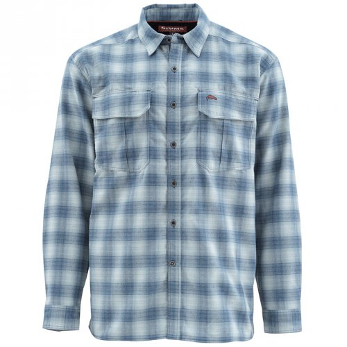 Рубашка Simms Coldweather LS Shirt Admiral Blue Plaid