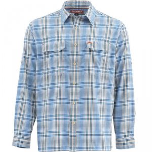 Рубашка Simms Legend LS Shirt Harbour Blue Plaid