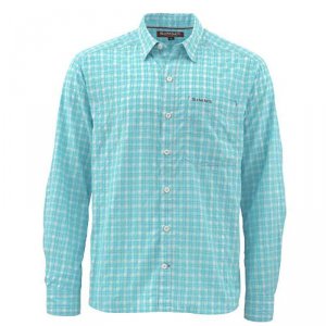 Рубашка Simms Morada LS Shirt Turquoise Plaid