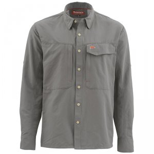 Рубашка Simms Guide LS Shirt - Solid Pewter
