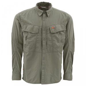 Рубашка Simms Guide LS Shirt - Solid Olive