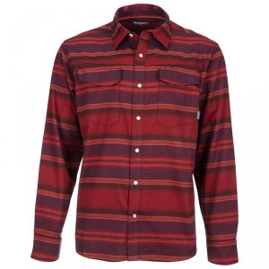 Рубашка Simms Gallatin Flannel LS Shirt Auburn Red Stripe