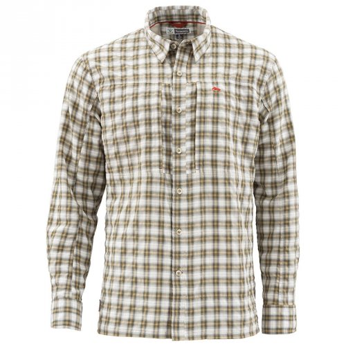 Рубашка Simms BugStopper LS Shirt Plaid Cork Plaid