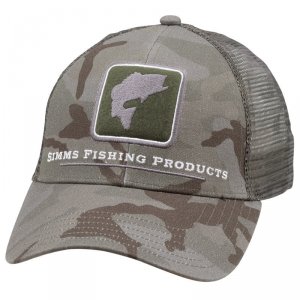Кепка Simms Bass Icon Trucker Hat Pico Camo Mineral