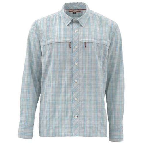 Рубашка Simms Stone Cold LS Shirt Celadon Plaid