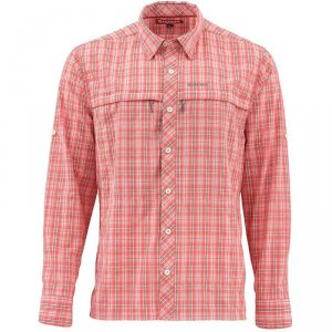 Рубашка Simms Stone Cold LS Shirt Dusty Coral Plaid
