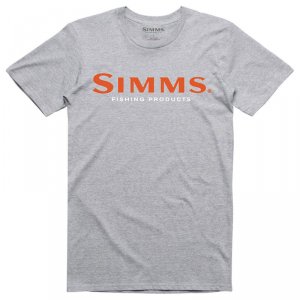 Футболка Simms Logo T-Shirt S19 Grey Heather