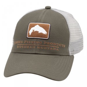 Кепка Simms Small Fit Trout Icon Trucker Canteen