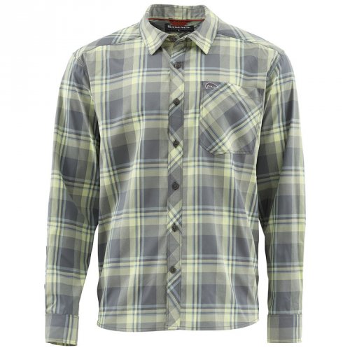 Рубашка Simms Outpost LS Shirt Storm Plaid