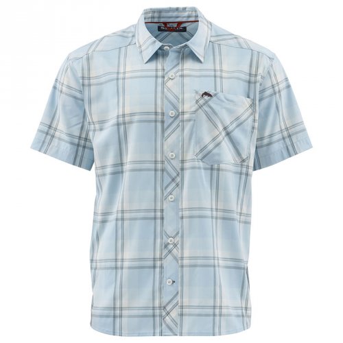 Рубашка Simms Outpost SS Shirt Mist Plaid