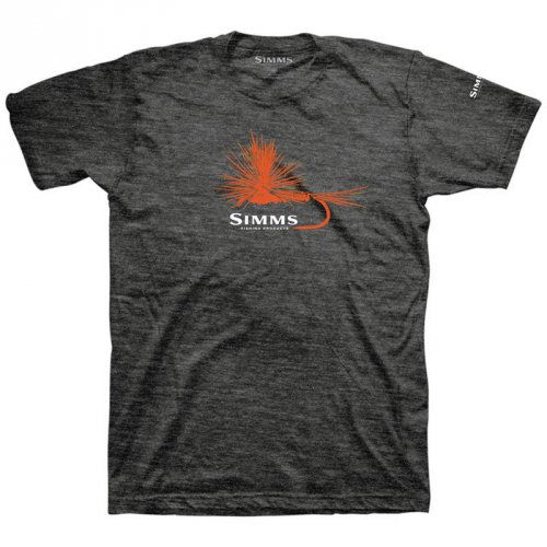 Футболка Simms Adams Fly T-Shirt Charcoal Heather