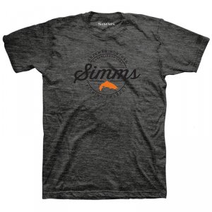 Футболка Simms Authentic T-Shirt Charcoal Heather