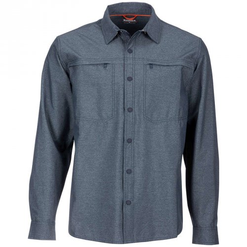 Рубашка Simms Prewett Stretch Woven LS Shirt Dark Moon