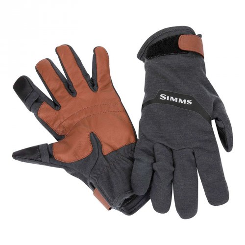 Перчатки Simms Lightweight Wool Tech Glove Carbon