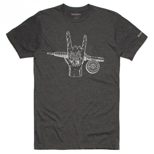 Футболка Simms Hackett Rocker T-Shirt Charcoal Heather