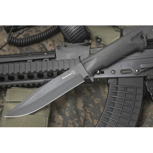 Нож Милитари (черный эластрон) 39333