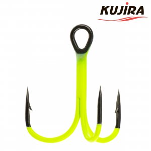 Крючки Kujira серия 536 тройник с покрытием YEL
