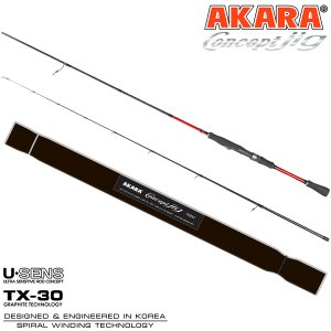 Спиннинг штекерный угольный 2 колена Akara Concept Jig TX-30 L (3-12)