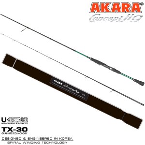 Спиннинг штекерный угольный 2 колена Akara Concept Jig TX-30 ML (5-21)