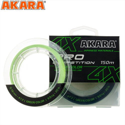 Шнур Akara Competition PRO Green 150 м