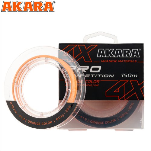 Шнур Akara Competition PRO Orange 150 м
