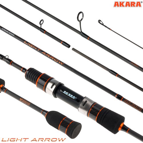Спиннинг штекерный угольный 2 колена Akara Light Arrow UL