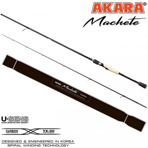 Спиннинг штекерный угольный Akara Machete (8-32) M