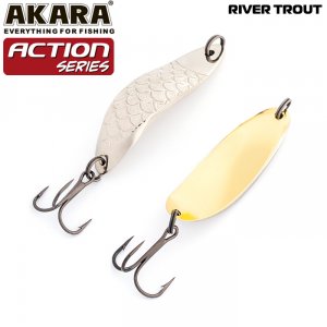 Блесна колебалка Akara Action Series River Trout