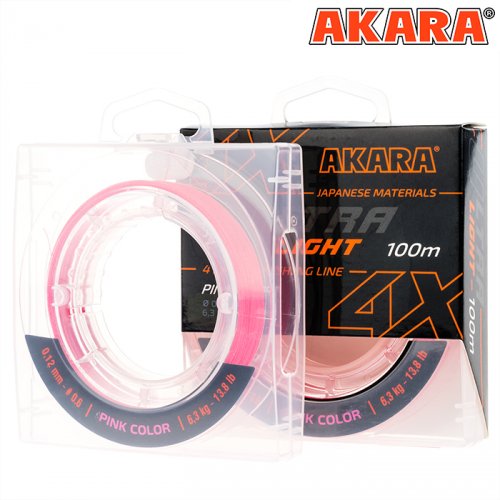 Шнур Akara Ultra Light Pink 100 м