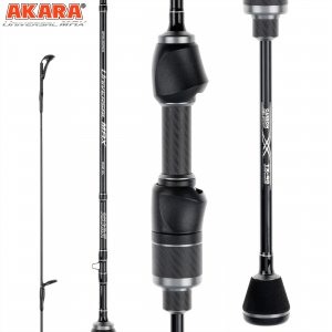 Спиннинг штекерный угольный 2 колена Akara Universal Max