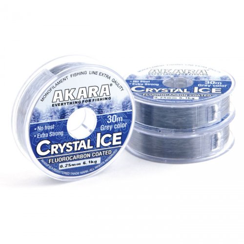 Леска Akara Crystal ICE Grey 30 м