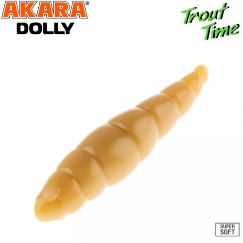 Силиконовая приманка Akara Trout Time DOLLY 1.8 Cheese (10 шт)
