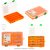 Коробка FisherBox 220 Orange (220х160х20 мм) трансформер 3 + 12 перегородок