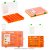 Коробка FisherBox 310 Orange (310х230х40 мм) трансформер 4 + 20 перегородок