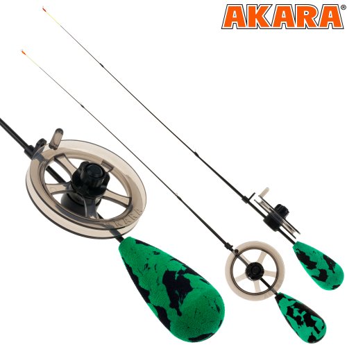 Удочка зимняя Akara Finezza Elite UL (0,7-2,8 г) Gr-Gn