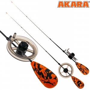 Удочка зимняя Akara Finezza Elite UL (0,7-2,8 г) Gr-Or