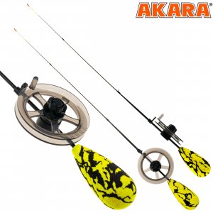 Удочка зимняя Akara Finezza Elite UL (0,7-2,8 г) Gr-Ye