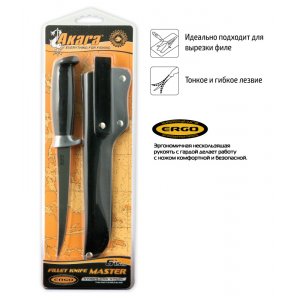 Нож Akara Fillet Master FK18-15 15 см кожаный чехол