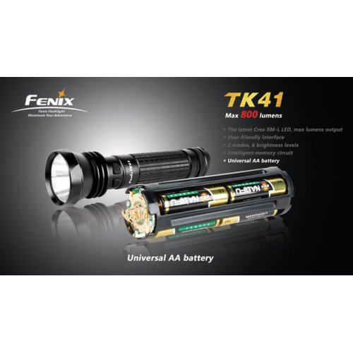 Фонарь Fenix Flashlights TK41 XM-L (800лм)