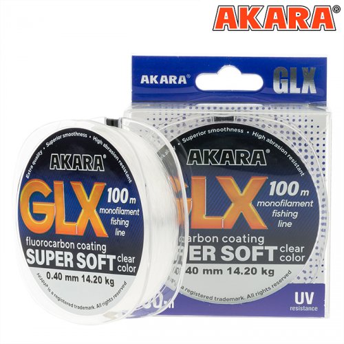 Леска Akara GLX Super Soft 100 м