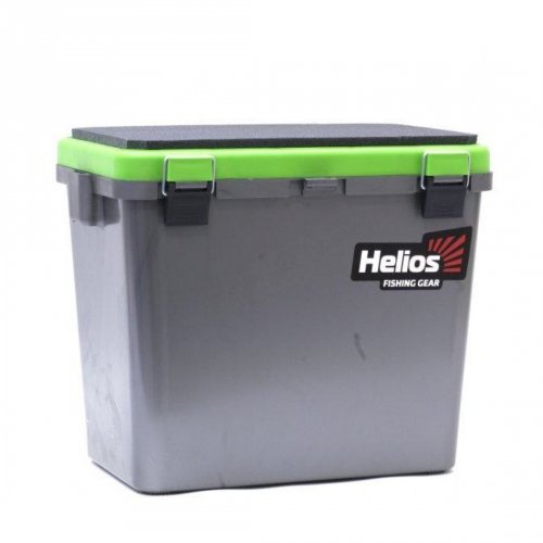 Ящик зимний Helios 19 л односекционный серый/салатовый (HS-IB-19-GG-1)