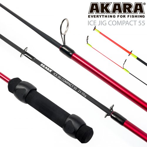 Удочка зимняя 2 колена Akara Ice Jig Compact 50г 55 см