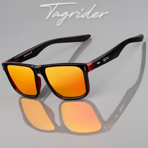 Очки поляризационные Tagrider IMN-020-45 Gold Red Mirror