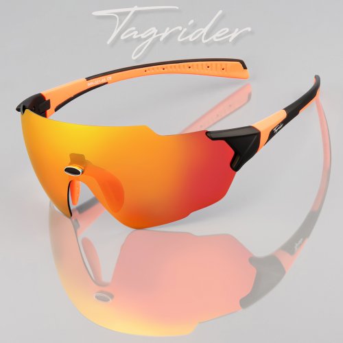 Очки поляризационные Tagrider IMN-021-45 Gold Red Mirror