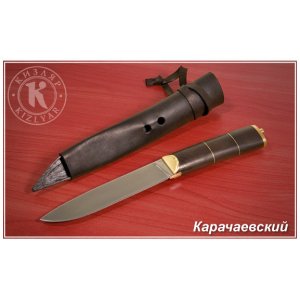 Нож Карачаевский (металл/дерево-орех)