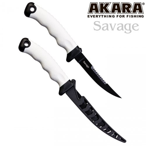 Нож филейный Akara Stainless Steel Savage 27,5 см