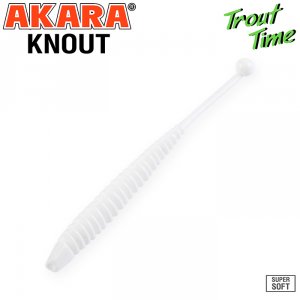 Силиконовая приманка Akara Trout Time KNOUT 2,5 Garlic (10 шт)