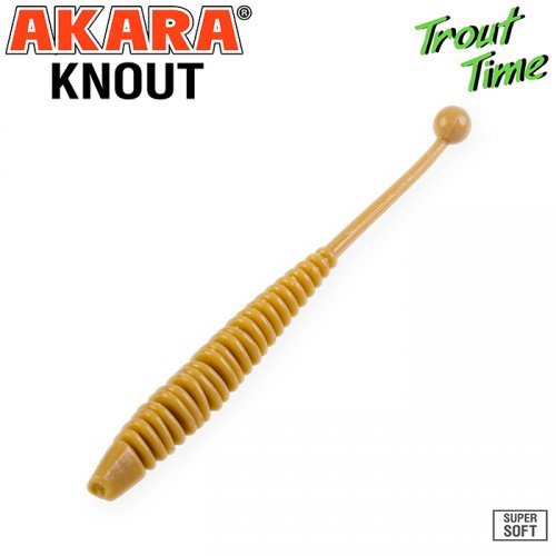 Силиконовая приманка Akara Trout Time KNOUT 2,5 Tu-Frutti (10 шт)