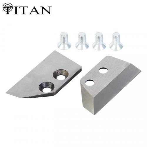 Ножи для ледобура Титан 4 мм. прямые 130 мм правое вращение (2 шт.)
